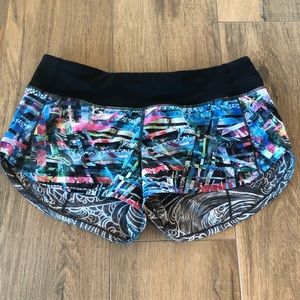 Lululemon SeaWheeze 2018 shorts, size 6, Speed Up
